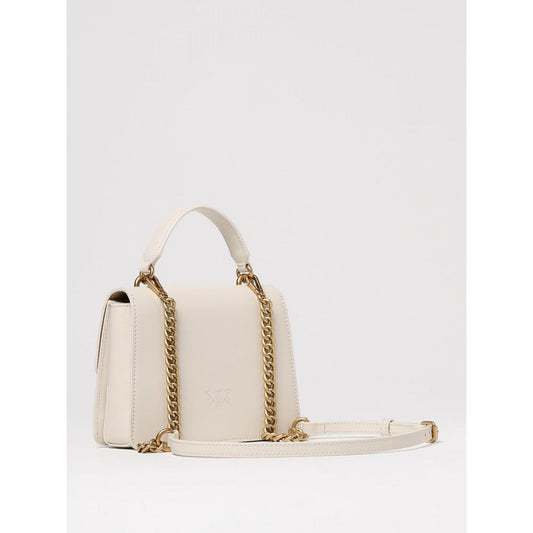 PINKO White Leather Handbag