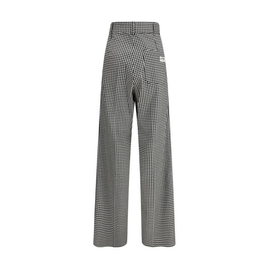 Fiorucci Multicolor Fleece Wool Casual Pants