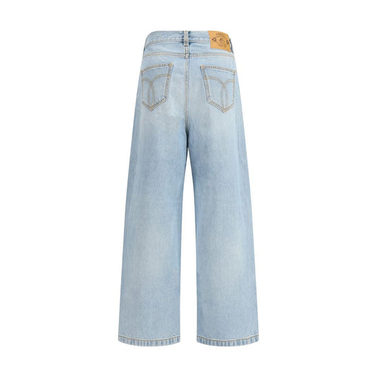Fiorucci Blue Cotton Jeans Denim