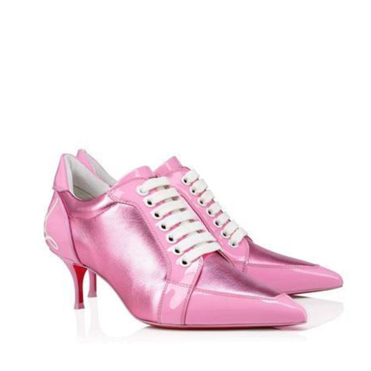 Christian Louboutin Multicolor Calfskin Lace-Up