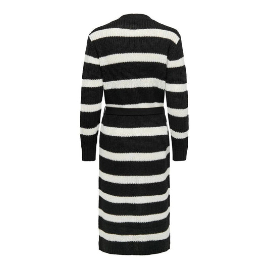 Jacqueline De Yong Black Marabou Cardigan