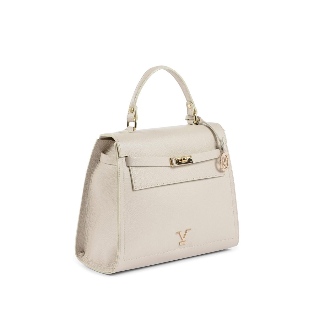 19V69 Italia Beige Leather Handbag