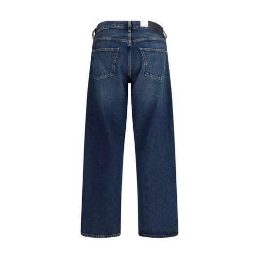 Sunflower Blue Cotton Relaxed Fit Jeans