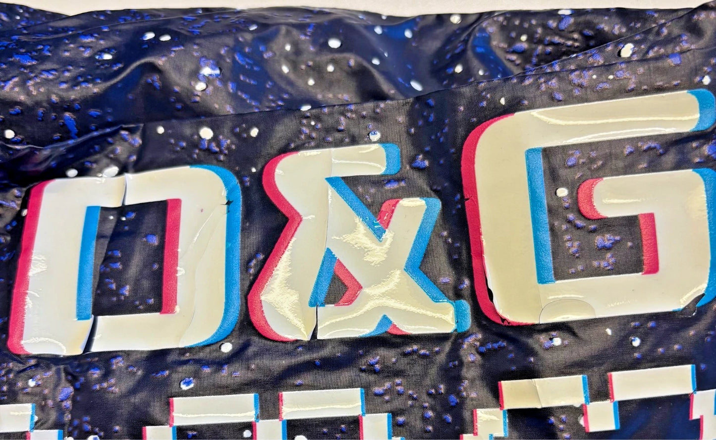 Dolce & Gabbana Dark Blue DG Game Print Cotton Jogger Pants