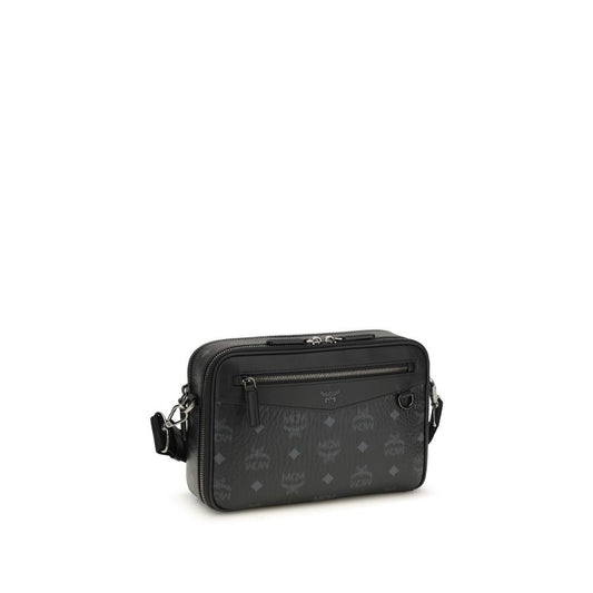 MCM Black Polyethylene Shoulder Bag