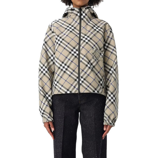 Burberry Gray Polyamide Shell Jacket