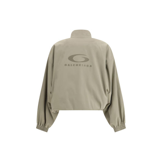 Balenciaga Beige Polyester Shell Jacket