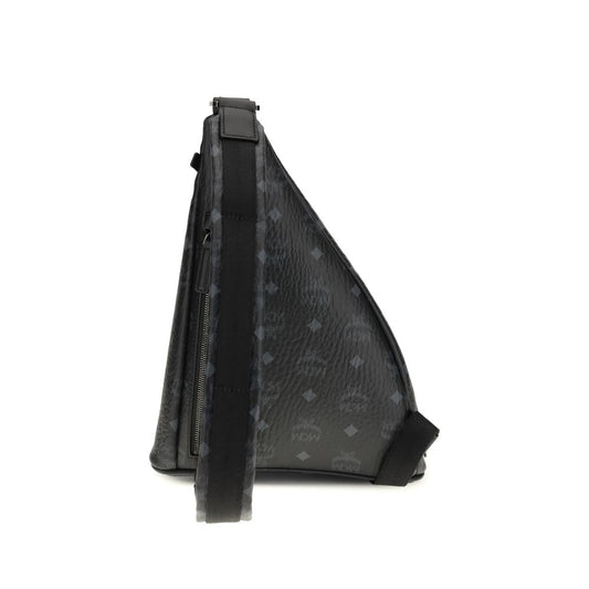 MCM Black Fabric Shoulder Bag