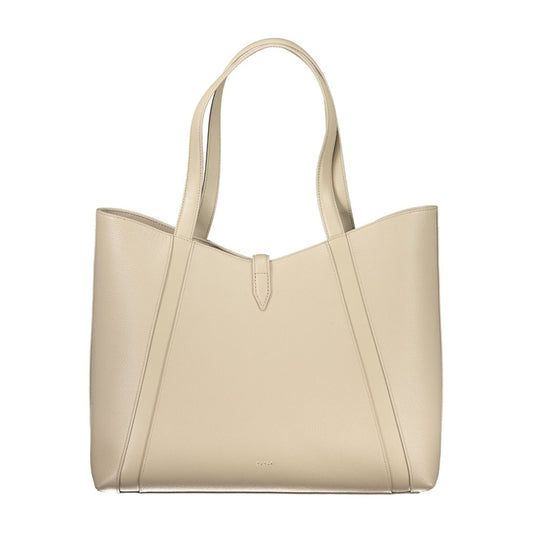 Furla Beige Leather Women Handbag