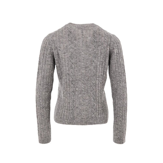 Gran Sasso Gray Wool Cardigan