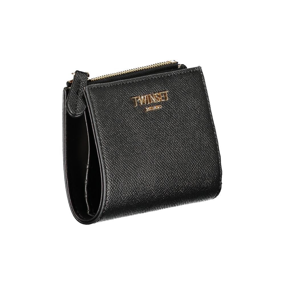 Twinset Black Polyurethane Women Wallet