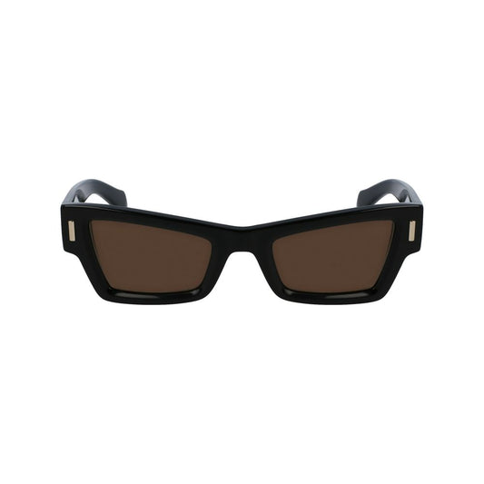 Ferragamo Black Acetate Sunglasses