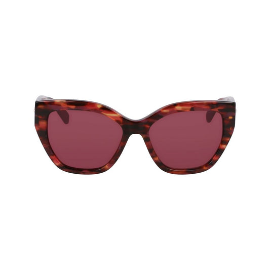 Longchamp Brown Acetate Sunglasses