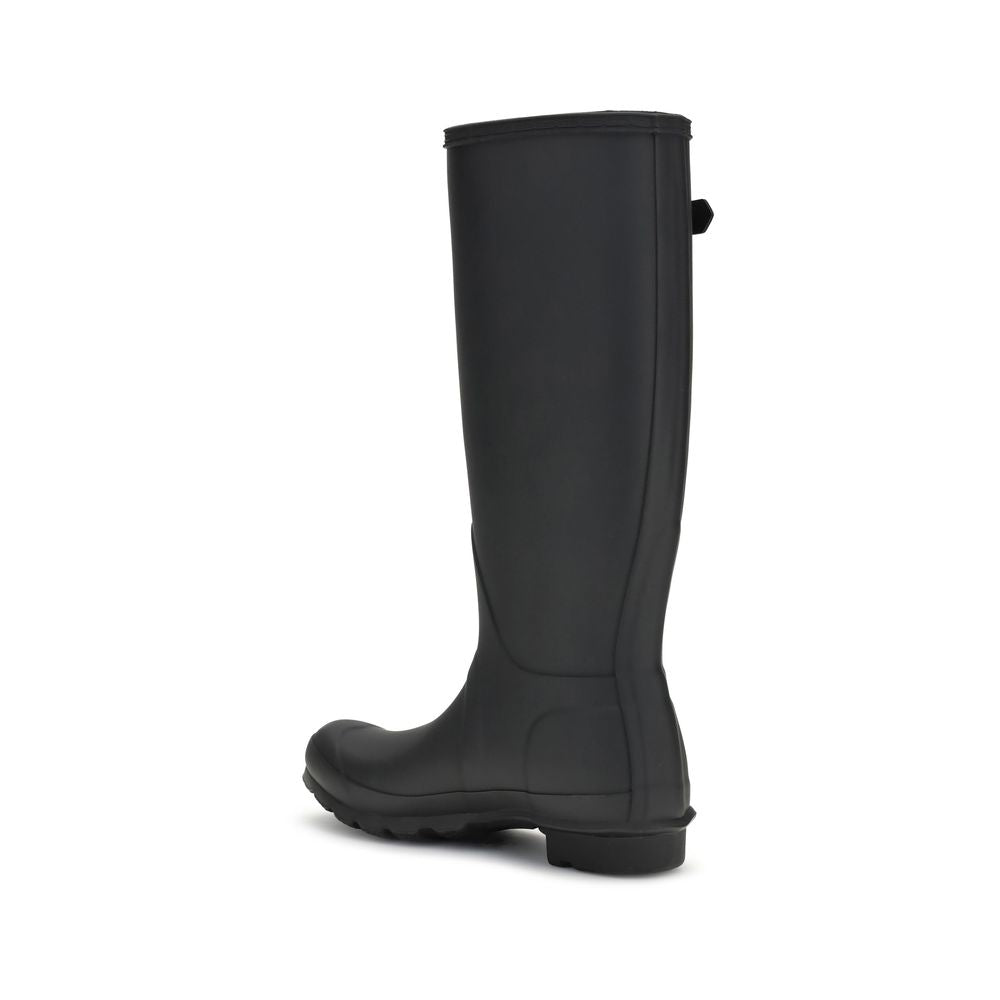 Hunter Black Rubber Rain Boots