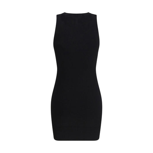 Diesel Black Viscose Casual Dress