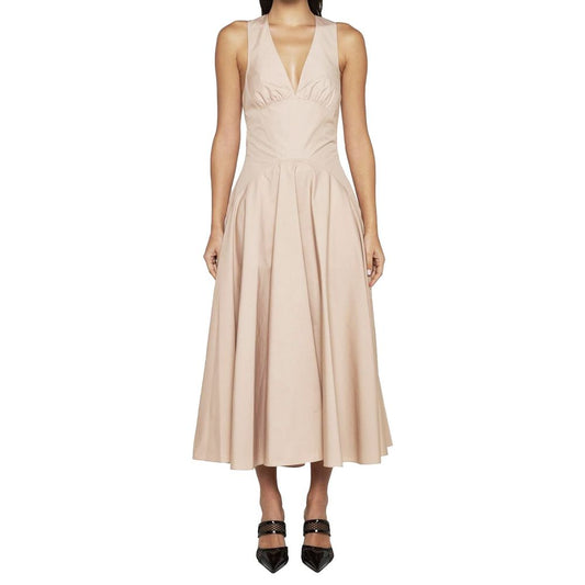 Alaïa Beige Cotton Casual Dress