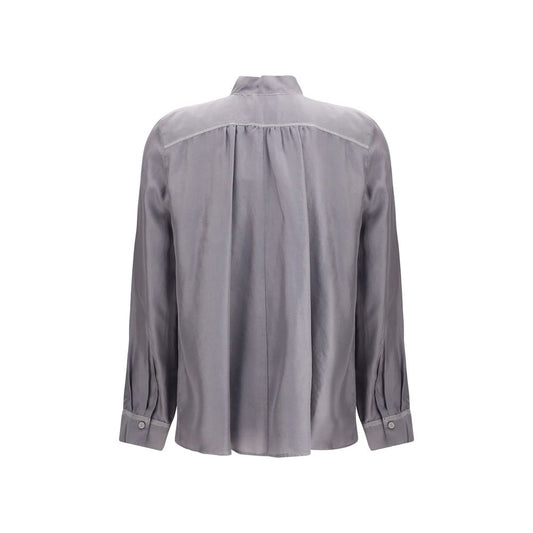 Forte_Forte Gray Silk Shirt