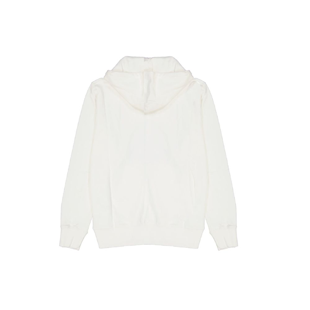 Autry White Cotton Hoodie