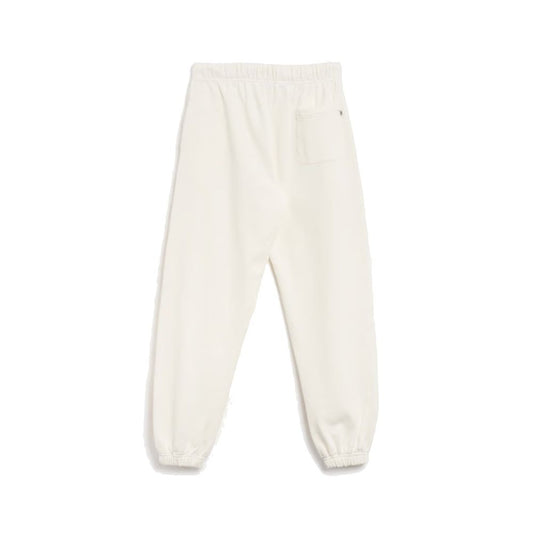 Autry White Cotton Joggers (Workout Pants)