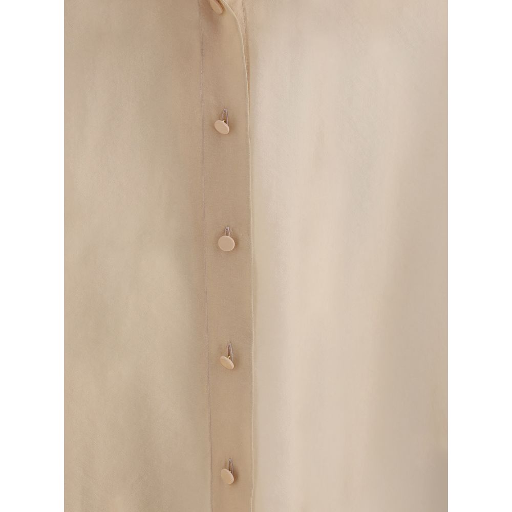 Forte_Forte Beige Copper Blouse