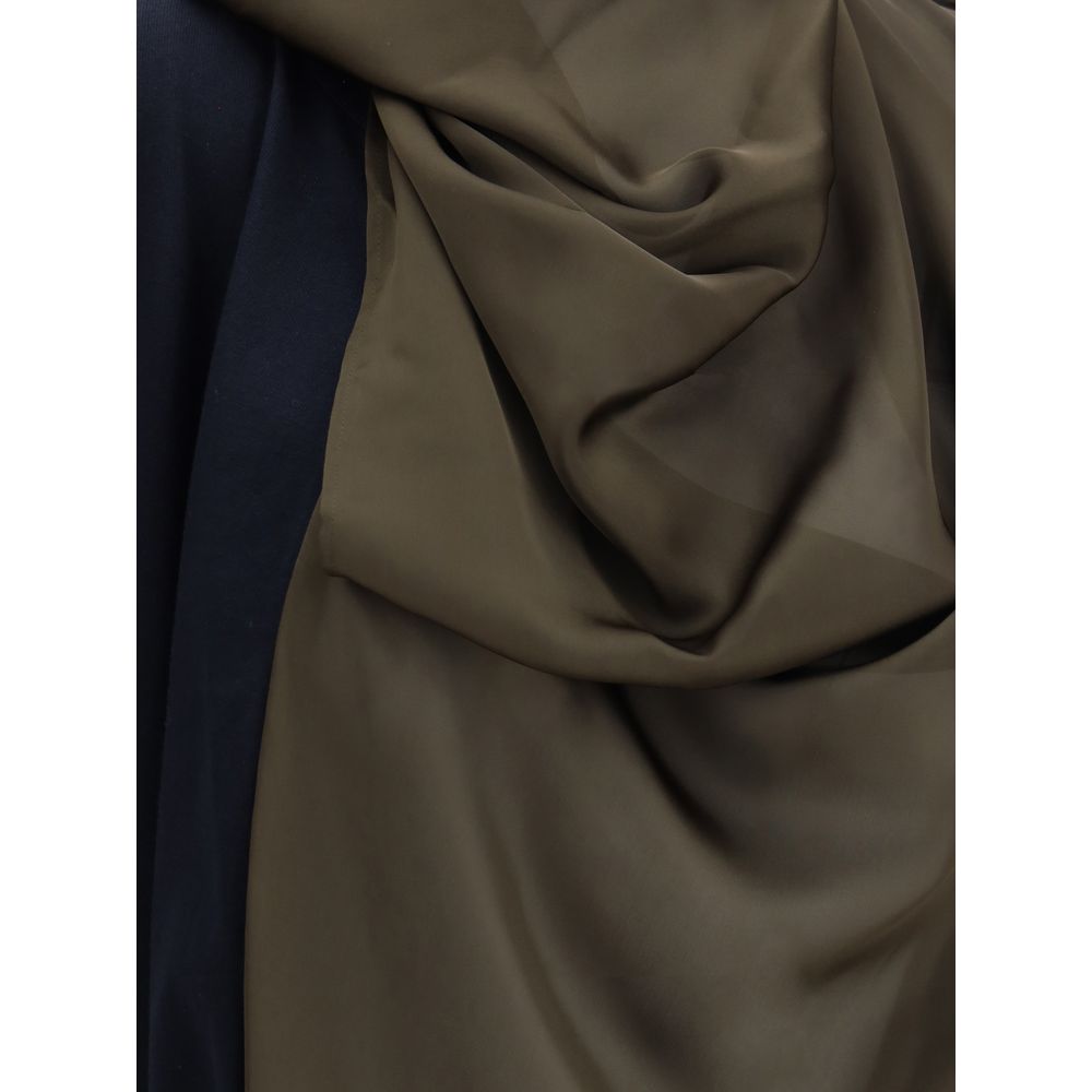 Sacai Black Cotton T-Shirt