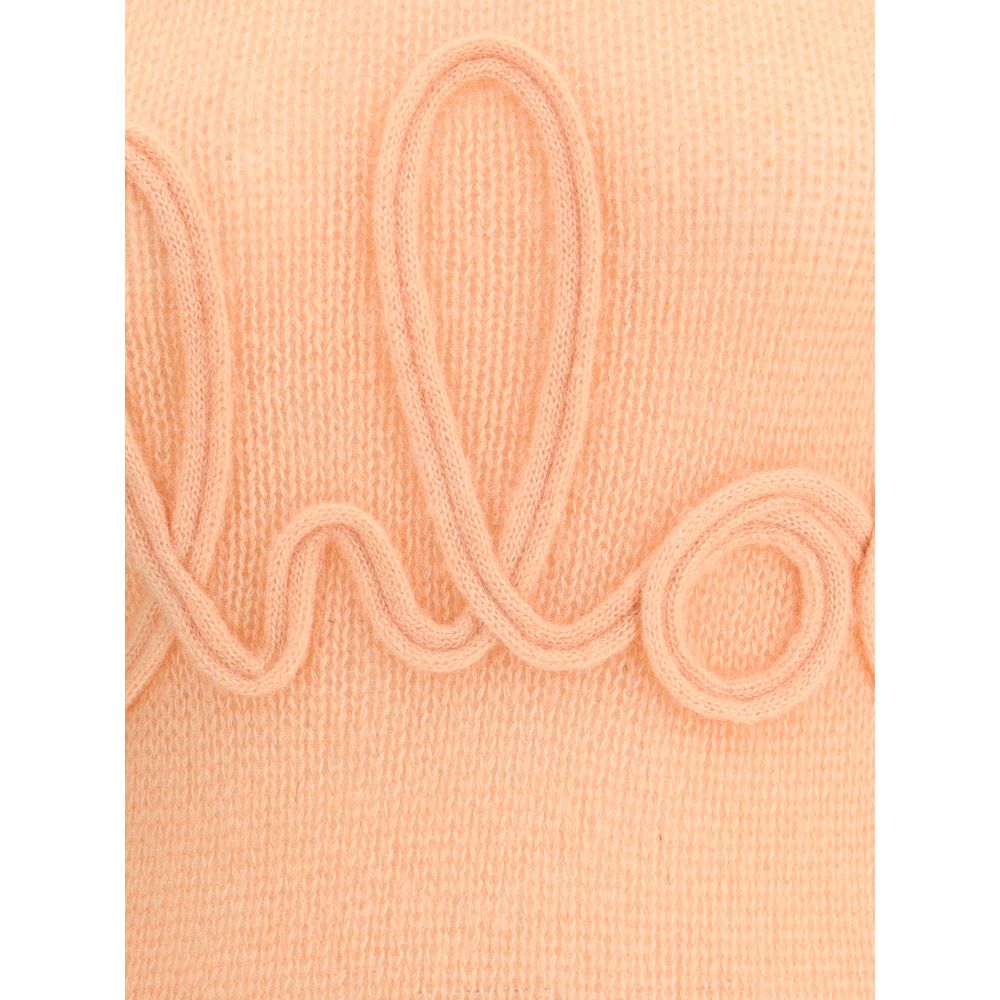Chloé Orange Alpaca Vicugna Pacos Sweatshirt