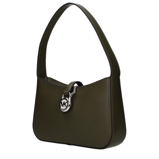 Michael Kors Green Leather Handbag