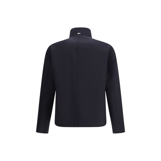 Herno Blue Elastane Coat