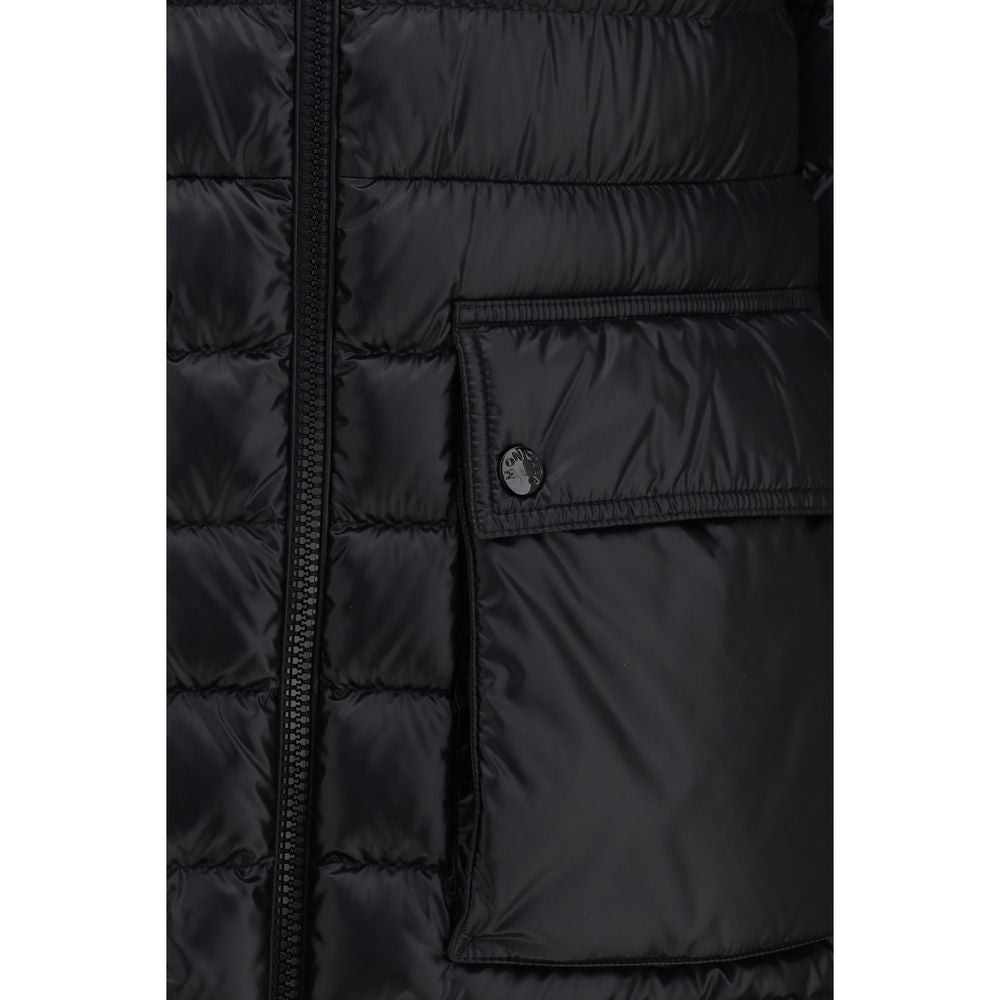 Moncler Black Polyamide Full-Length Jacket