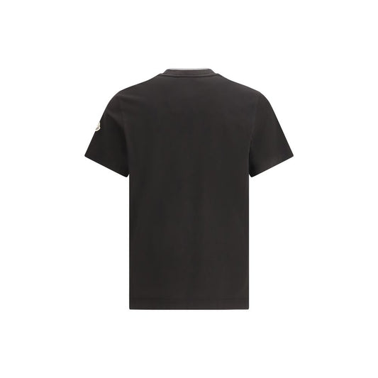 Moncler Black Cotton T-Shirt