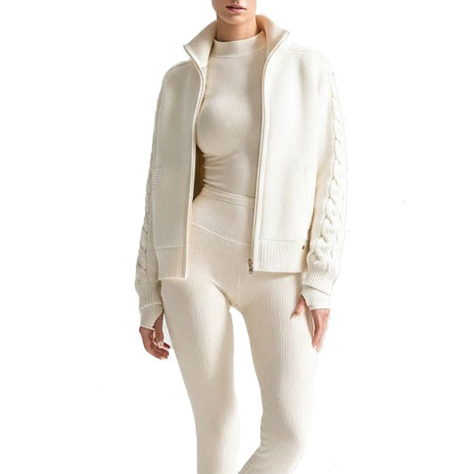 Herno White Cashmere Cardigan