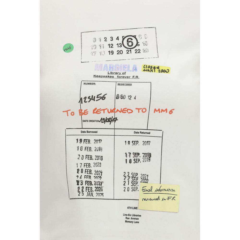 MM6 White Cotton T-Shirt