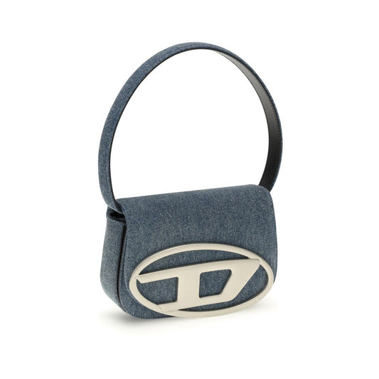 Diesel Blue Cotton Shoulder Bag
