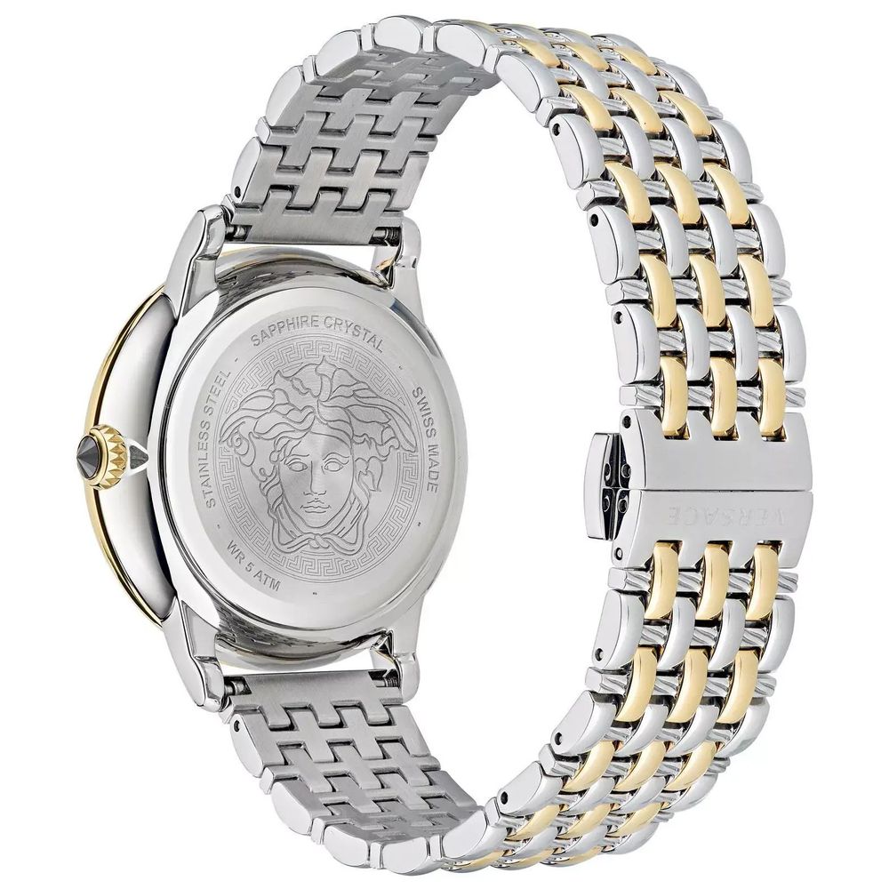 Versace Gray Stainless Steel Bracelet Watch