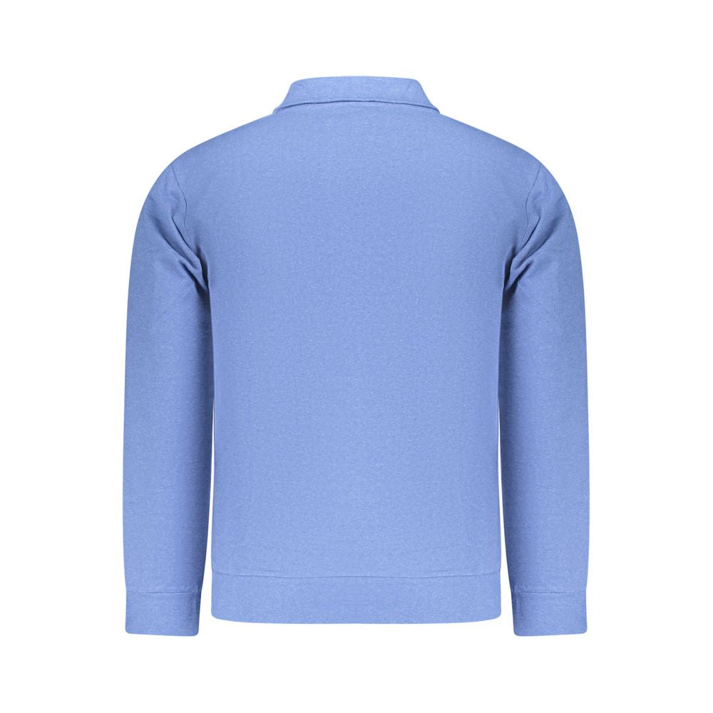 Superga Azzurro Cotton Men's Sweatshirt