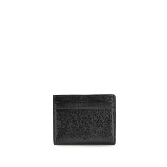 PINKO Black Calf Leather Bos Taurus Wallet