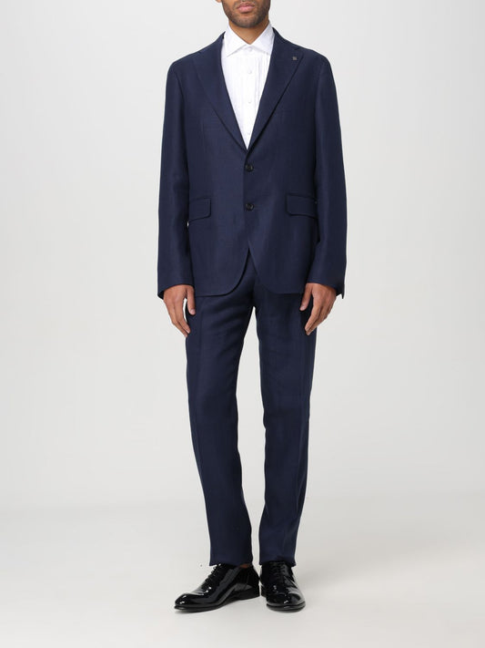 Tagliatore Multicolor Wool Two-Piece Suit