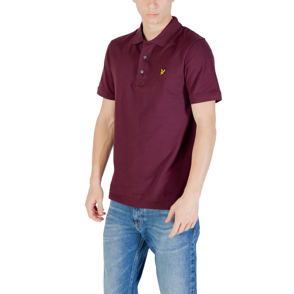 Lyle & Scott Bordeaux Cotton Polo Shirt