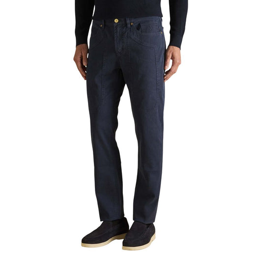 Jeckerson Blue Cotton Skinny Jeans