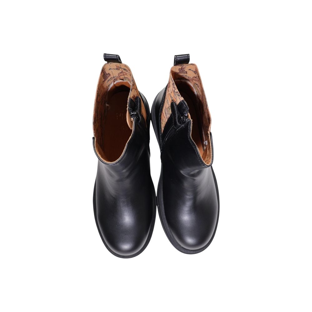 Alviero Martini Prima Classe Black Polyethylene Ankle Boots