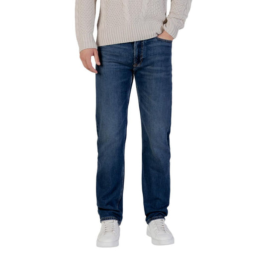 Calvin Klein Jeans Black Cotton Relaxed Fit Jeans