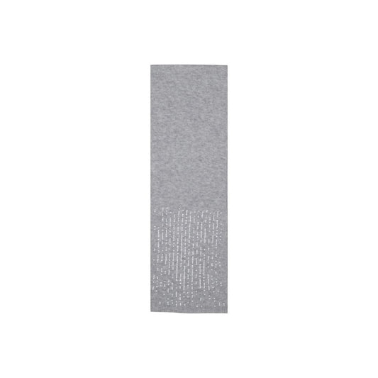Pieces Gray Recycled Polyester Scarf