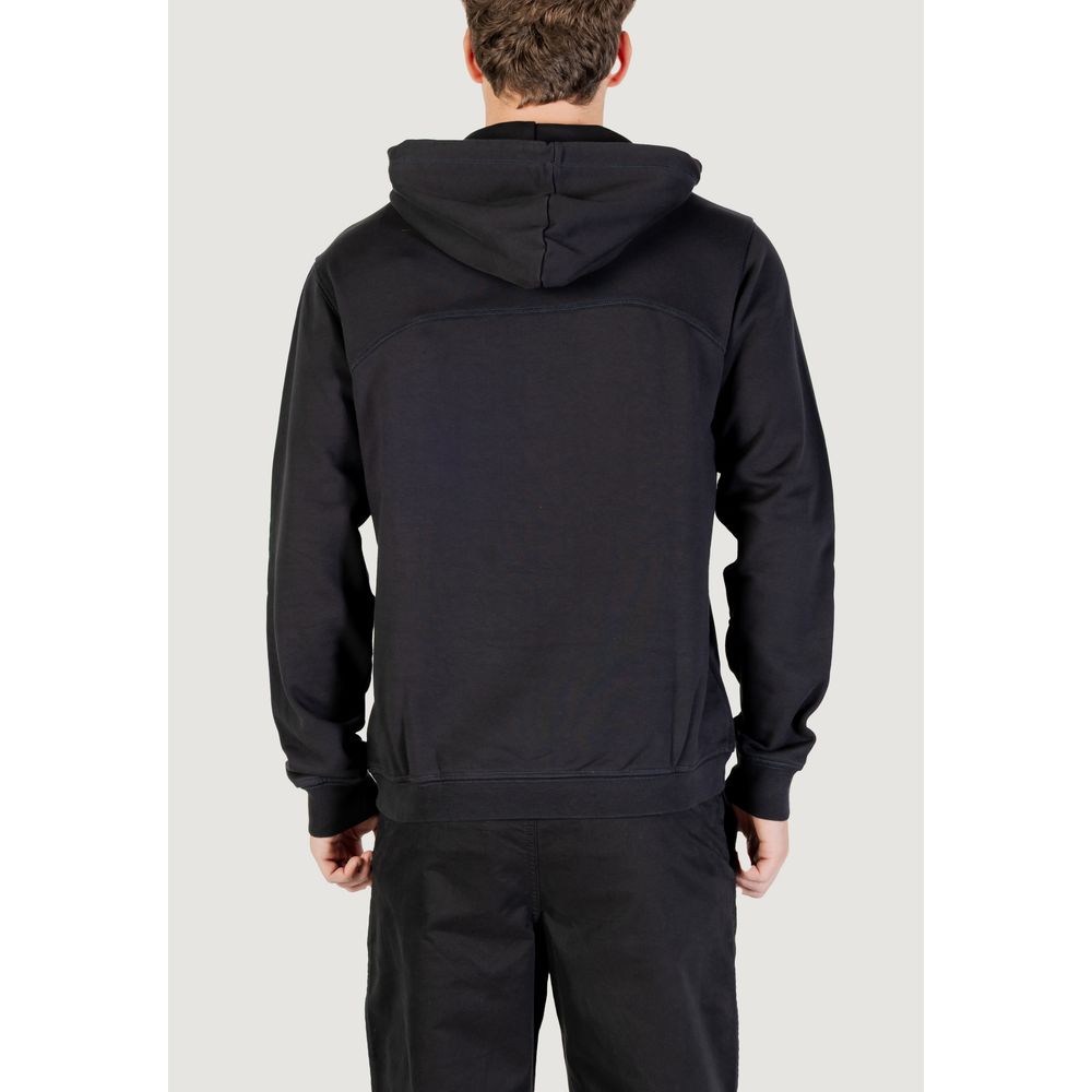 Napapijri Black Cotton Hoodie