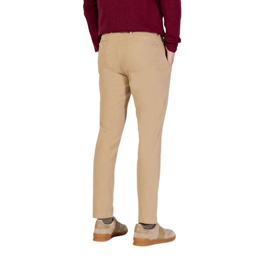 Borghese Beige Cotton Skinny Pants