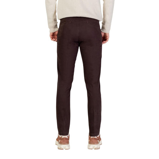 Borghese Brown Cotton Skinny Pants