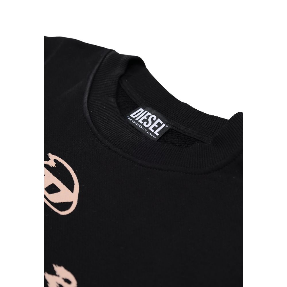Diesel Black Cotton Sweatshirt