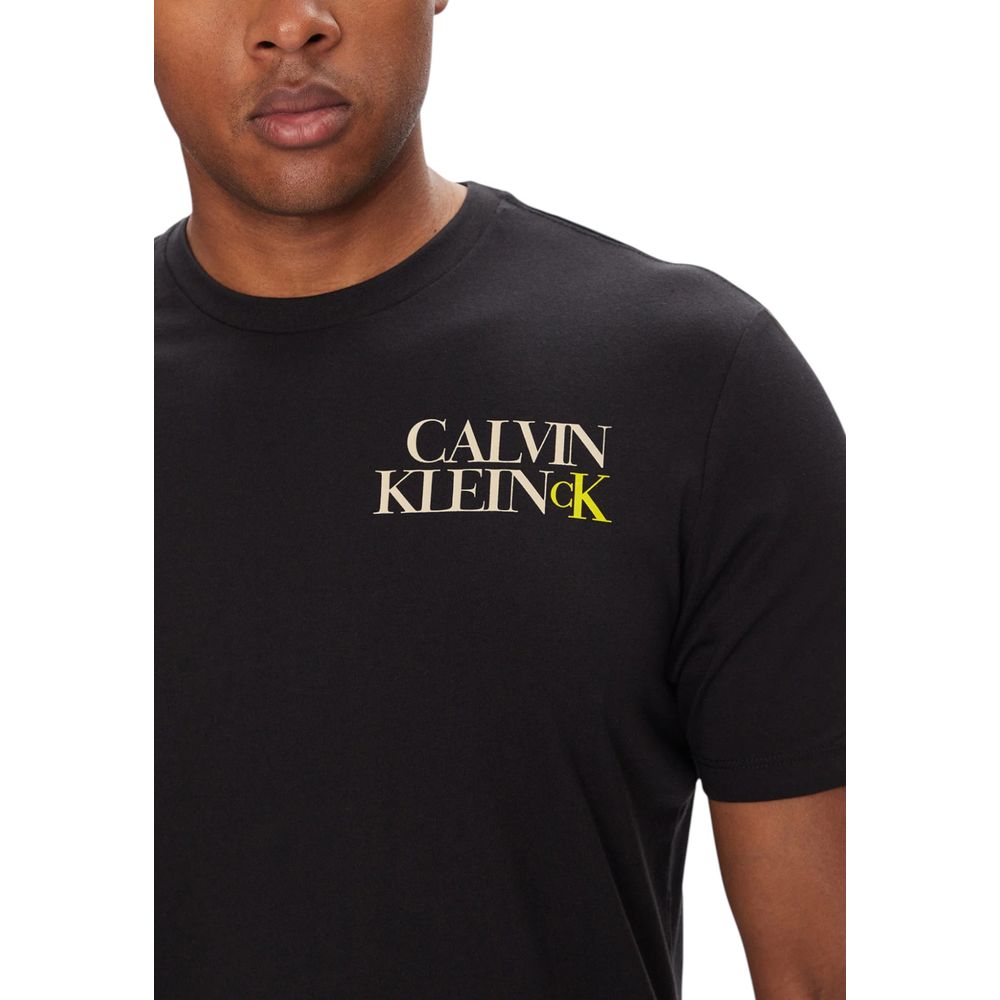 Calvin Klein Jeans Black Cotton T-Shirt
