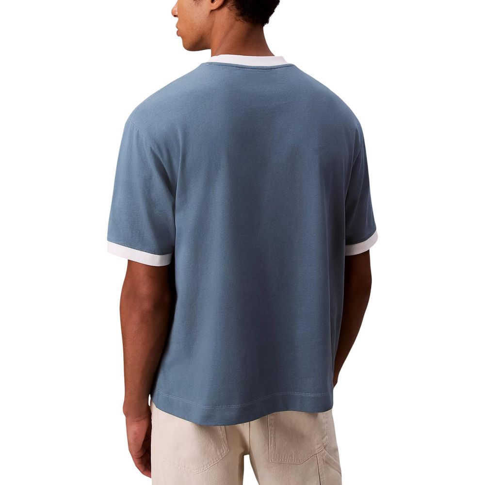 Calvin Klein Jeans Blue Cotton T-Shirt