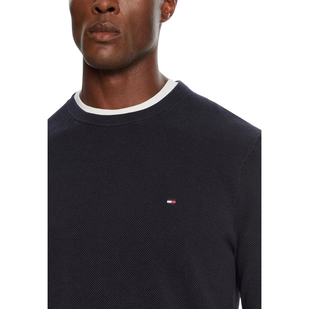 Tommy Hilfiger Blue Organic Cotton Sweatshirt