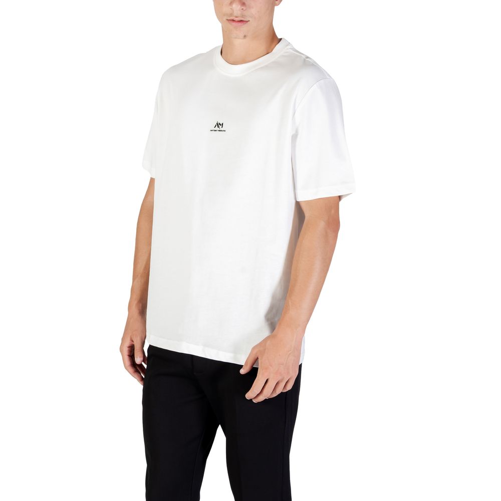 Antony Morato Cream Cotton T-Shirt
